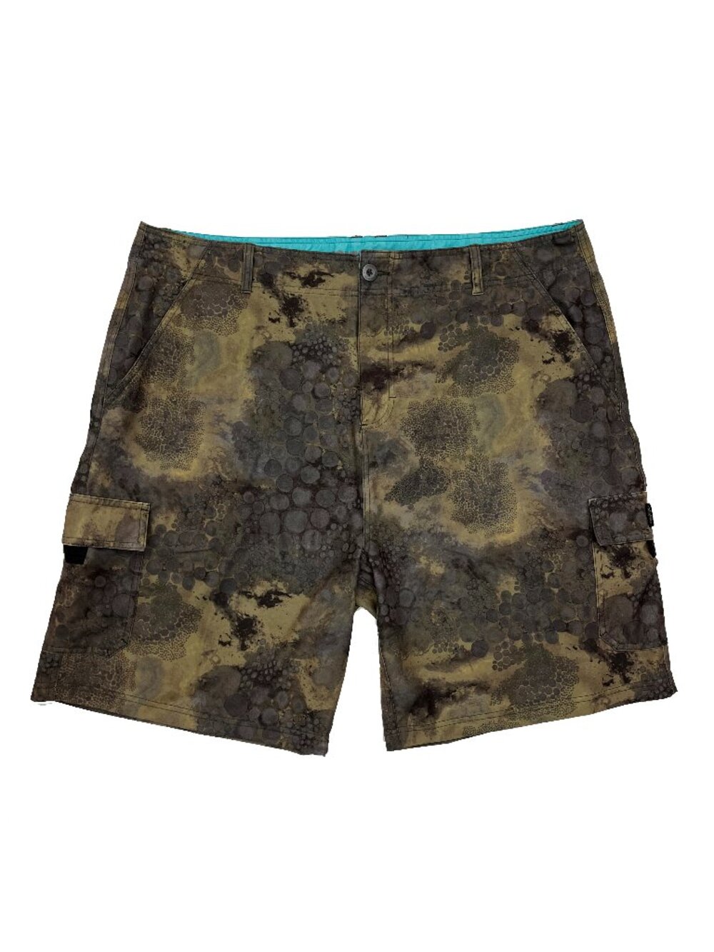 Fishworks Coronado Stretch Olive Brown Khaki Cargo Shorts Mens 42